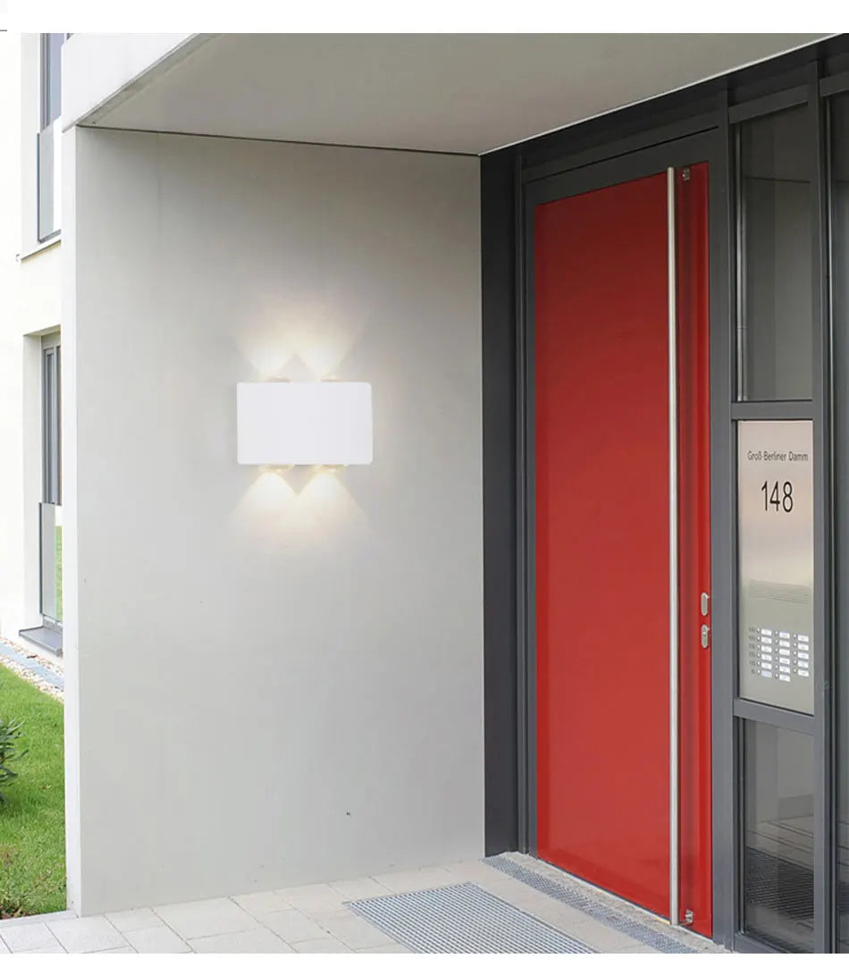 Up and Down LED Wall Lamp Waterproof IP65 Aluminium Interior Wall Light For Bedroom Living Room Corridor Indoor Outdoor Lighting