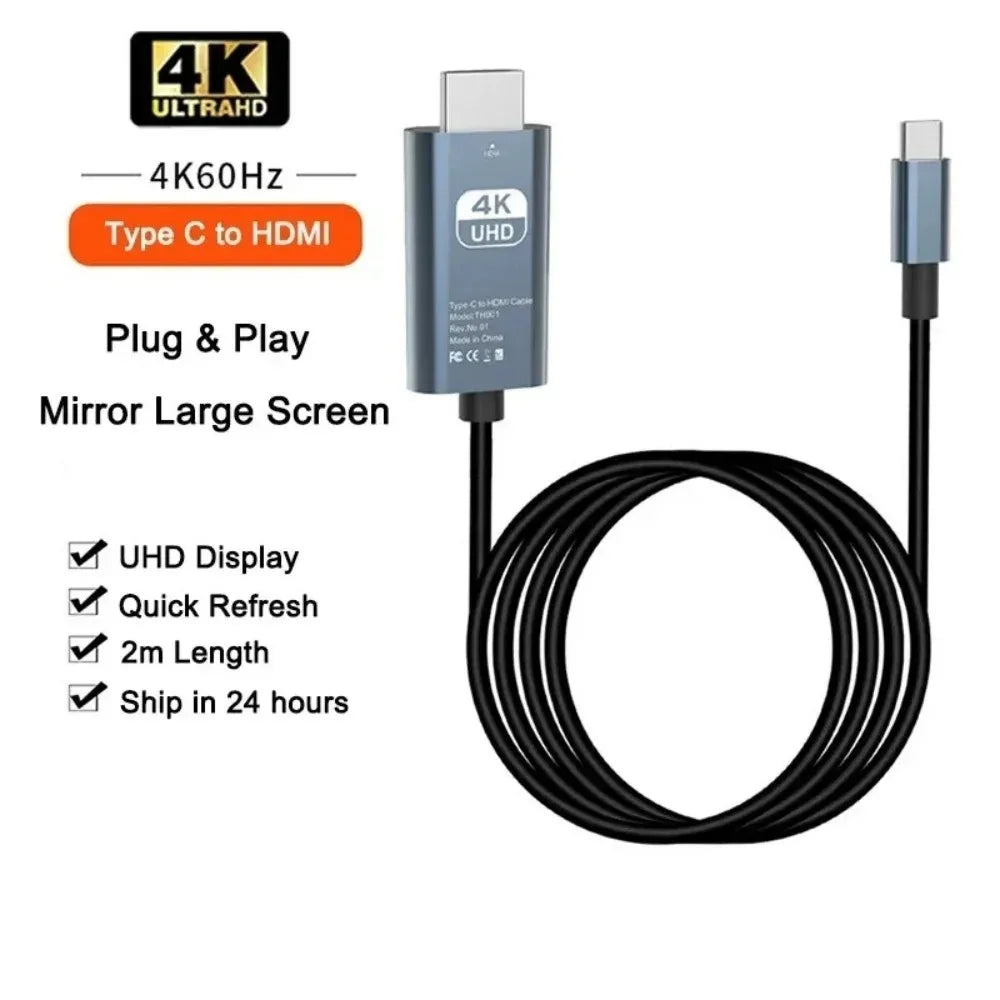 4K USB-C naar HDMI-adapter – Thunderbolt 4 | 60Hz & 165Hz ondersteuning