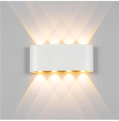 Up and Down LED Wall Lamp Waterproof IP65 Aluminium Interior Wall Light For Bedroom Living Room Corridor Indoor Outdoor Lighting