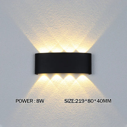 Up and Down LED Wall Lamp Waterproof IP65 Aluminium Interior Wall Light For Bedroom Living Room Corridor Indoor Outdoor Lighting