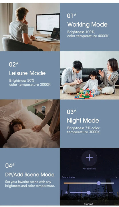 BENWETON TUYA slimme RGB LED plafondlamp – app- en spraakbesturing