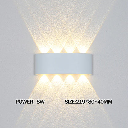 Up and Down LED Wall Lamp Waterproof IP65 Aluminium Interior Wall Light For Bedroom Living Room Corridor Indoor Outdoor Lighting