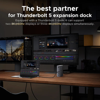 UGREEN USB-C naar USB-C Kabel – 80Gbps USB4 Gen4, 240W Snelladen & Thunderbolt 4