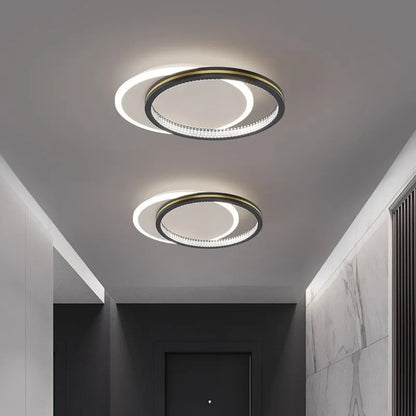 Moderne LED plafondlamp met kristallen lampenkap – rond of vierkant