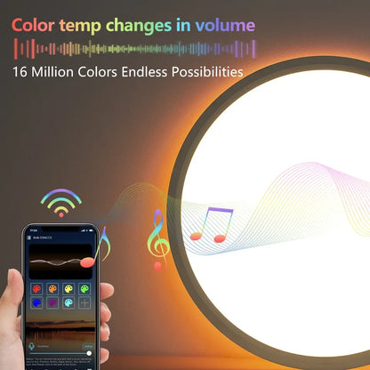 BENWETON TUYA slimme RGB LED plafondlamp – app- en spraakbesturing