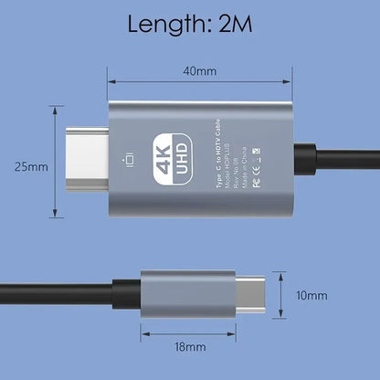 4K USB-C naar HDMI-adapter – Thunderbolt 4 | 60Hz & 165Hz ondersteuning