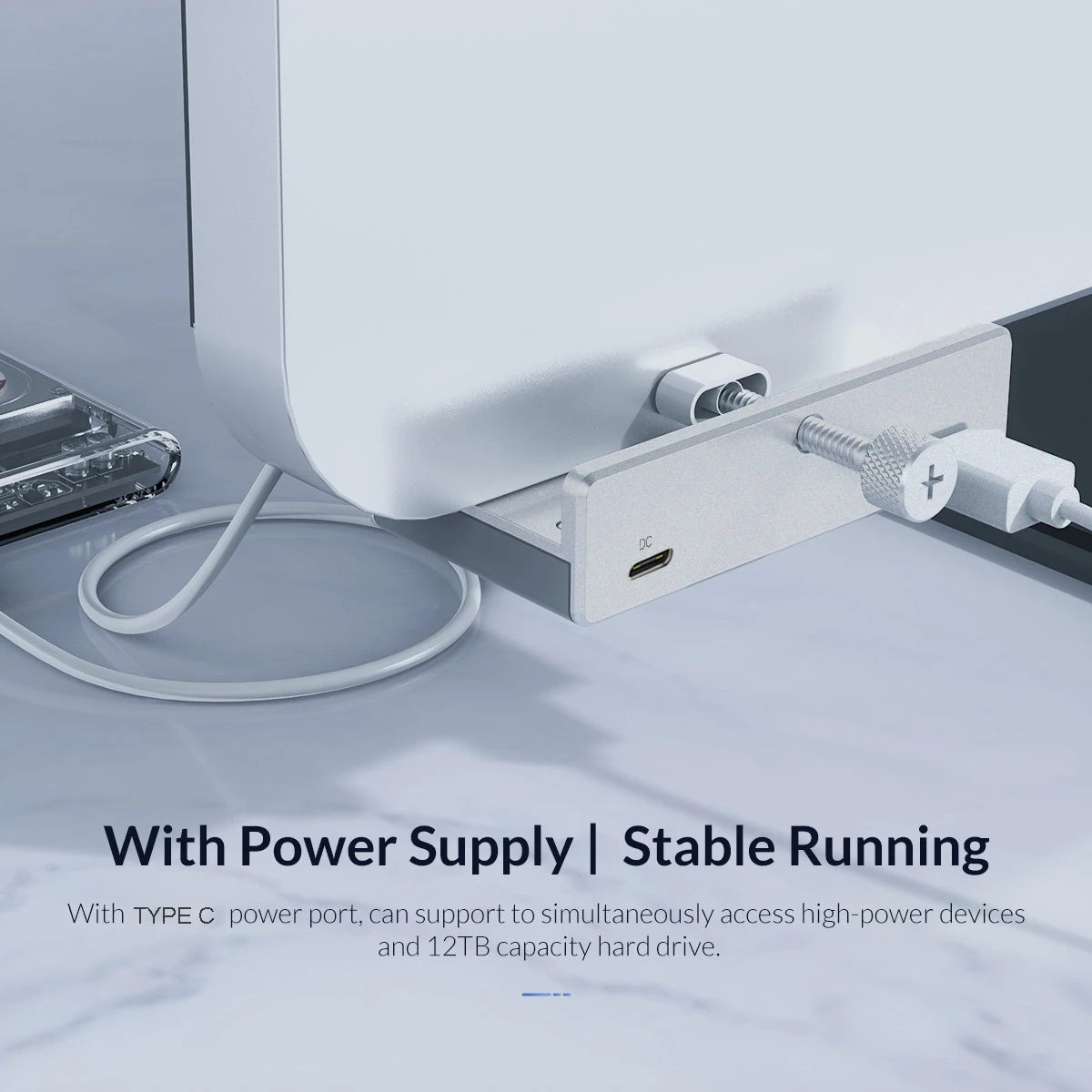 6-in-1 USB 3.0 HUB met voeding – hoge snelheid 5Gbps