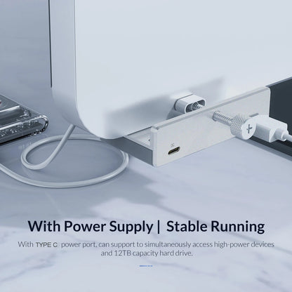 6-in-1 USB 3.0 HUB met voeding – hoge snelheid 5Gbps